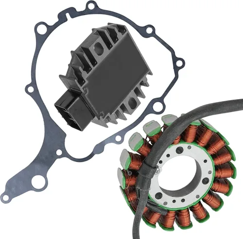 Vista 6 de Caltric Junta rectificadora de regulador de estator compatible con Yamaha Raptor 250 Yfm250R Yfm 250R 2008-2013