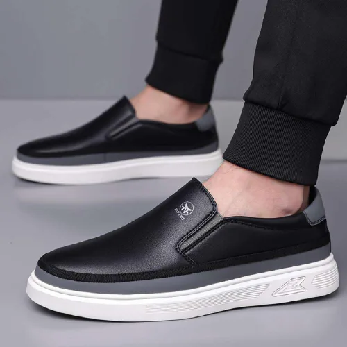 Vista 2 de Mocasines para hombre, zapatos de conducción ligeros y cómodos para caminar al aire libre