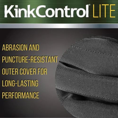 Vista 5 de Kink Control Lite, no se expande ni estalla, extremadamente ligera, manguera de jardín, manguera de agua con resistencia superior a los rayos UV