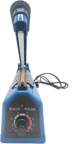 Vista 2 de Sellador térmico de impulso de 8 pulgadas Sellador manual de bolsas Máquina de sellado térmico para bolsas de plástico PE PP Mylar Bolsas Sellador