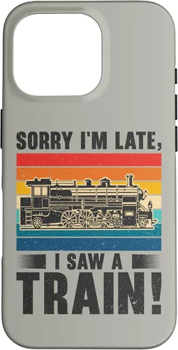 Vista 20 de Funda para iPhone 13 Pro Max Train Railroad Locomotora de tren de vapor para motor Trainspotting