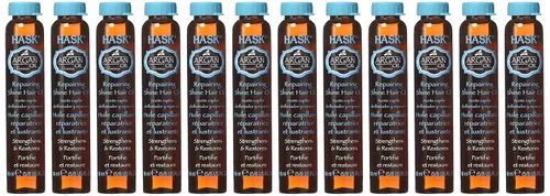 Vista 3 de Hask Aceite reparador de aceite de argán para el cabello, 5/8 oz (paquete de 12)
