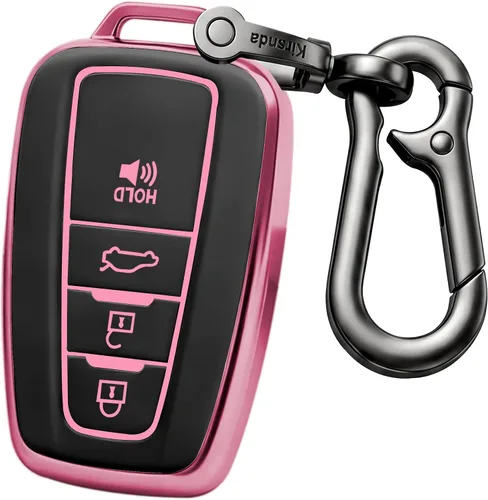 Vista 23 de Kirsnda - Funda para llavero compatible con Toyota, funda de protección de Azul