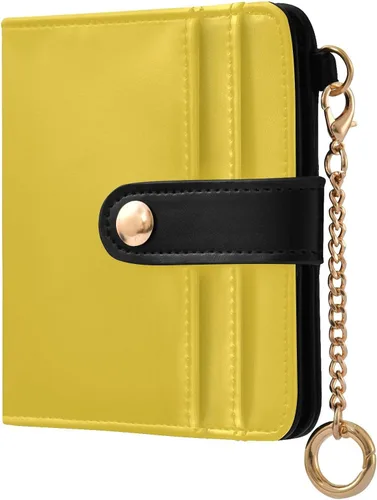 Vista 22 de Sinestour Azalea print Small Wallet for Women RFID Blocking Leather Bifold Small Purse with Zipper Coin Pocket ID Window Card Holder, Compact Credit