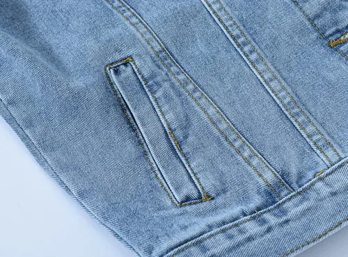 Vista 6 de loveimgs Chaqueta clásica de mujer con botones y botones para mujer