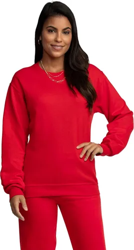 Vista 4 de Fruit of the Loom Men's Eversoft Fleece Sweatshirts, Moisture Wicking & Breathable, Crewneck Sweatshirt