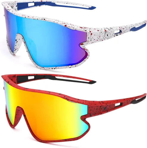 Vista 9 de Gafas de sol de béisbol para niños, gafas de sol de béisbol juveniles para niños y niñas, pantallas deportivas de sóftbol de 6 a 14 años