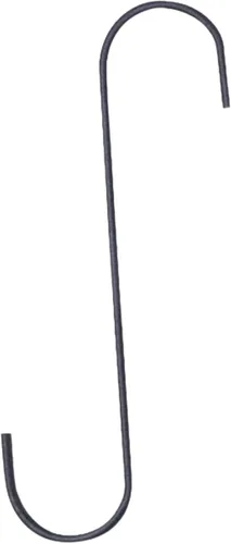 Vista 4 de Panacea 89013 Garden S - Gancho en forma de S, negro, 8 pulgadas, paquete de 2
