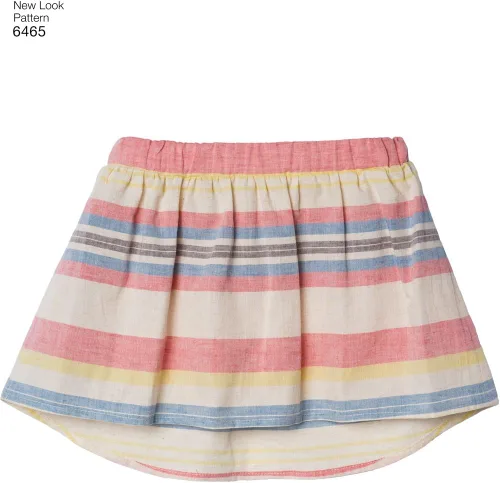 Vista 5 de New Look Patrones Easy Top, Falda y Shorts A (3-4-5-6-7-8) 6465