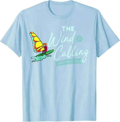 Vista 98 de Windsurfing Board Camiseta Windsurfer, Negro