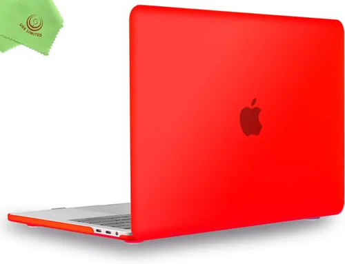 Vista 29 de UESWILL Estuche rígido mate suave compatible con MacBook Pro de 15 pulgadas con Touch Bar y USB-C de 2016-2019, modelo A1990 A1707, negro