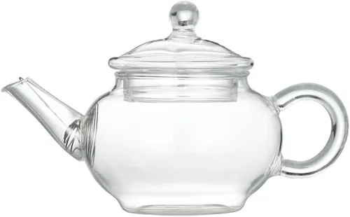 Vista 8 de Tetera pequeña, tetera de vidrio con infusor, tetera para té suelto, 8 onzas