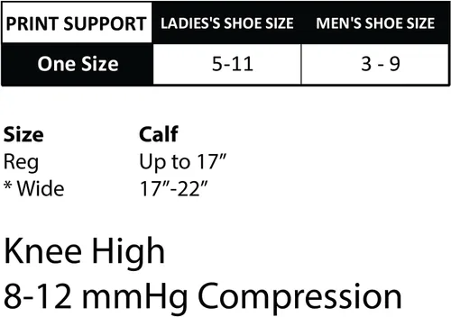 Vista 6 de Cherokee Printsupport - Calcetines de apoyo para mujer (12 mmHg)