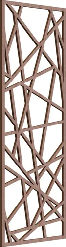 Vista 138 de Conway Paneles de pared decorativos de madera con calado, 9 3/8 pulgadas de ancho x 24 3/8 pulgadas de alto x 1/4 de alto, aliso