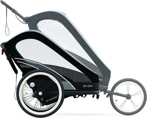 Vista 3 de CYBEX ZENO - Remolque multideportivo 4 en 1, plegado compacto, suspensión de conducción suave y neumáticos llenos de aire, remolque de bebé durante