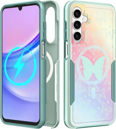 Vista 123 de Funda para Moto G 5G 2024 – Compatible con MagSafe para mujeres y niñas, bonita funda protectora magnética para teléfono, diseño femenino Kawaii