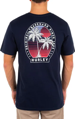 Vista 2 de Hurley Camiseta estampada lavada para hombre