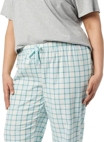 Vista 5 de Tienda Essentials - Pantalón de dormir de franela para mujer (disponible en tallas extragrandes)