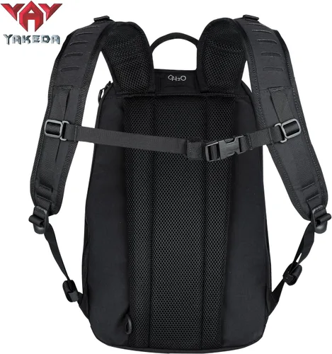 Vista 3 de vAv YAKEDA Mochila militar táctica de nailon 500D para hombres, compatible con portátiles de 12.6 a 15.6 pulgadas, bolsa diaria para senderismo