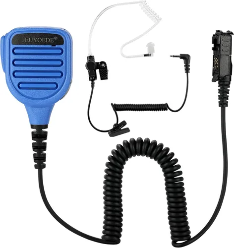 Vista 7 de Micrófono de radio impermeable con control remoto Walkie Talkie Micrófono con conector de audio de 0.138 in compatible con Motorola XPR3300 XPR3300e