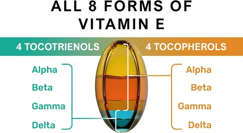 Vista 5 de Fórmula única con los 8 tocoferoles y tocotrienoles vitamina E - No contiene HAP, metales pesados, contaminantes o conservantes - Certificado