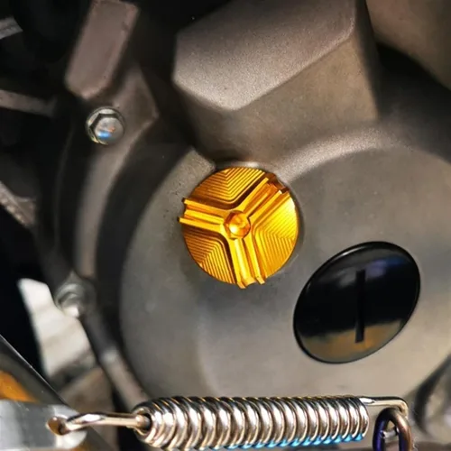 Vista 5 de Accesorios de motocicleta, pieza de motocicleta, llenado de aceite de motor, tapón, accesorios de motor para Yamaha Mt-25 Mt25 Mt 25 FZ25 FZ-25 FZ 25