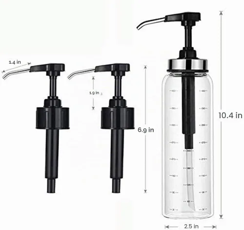 Vista 4 de Juego de botellas exprimibles para salsa, sin goteo, dispensador grande de aceite de oliva de 17 onzas, botella de salsa de tomate y aderezo