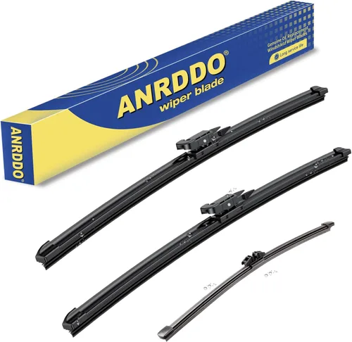 Vista 13 de ANRDDO Repuesto de limpiaparabrisas para limpiaparabrisas Jeep Wrangler
