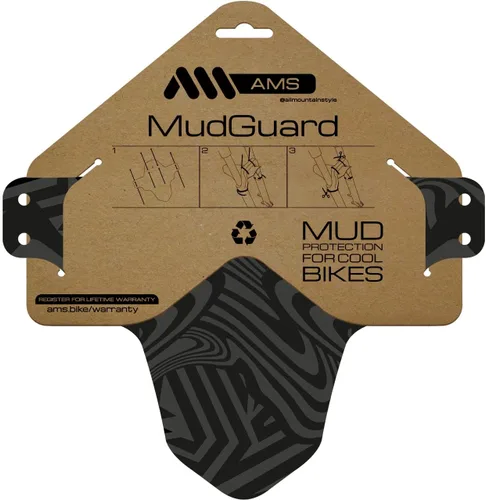 Vista 2 de Guardabarros delantero de MTB - Protección ligera y duradera - Ajuste universal - Protege contra el barro, salpicaduras de agua y más Protección