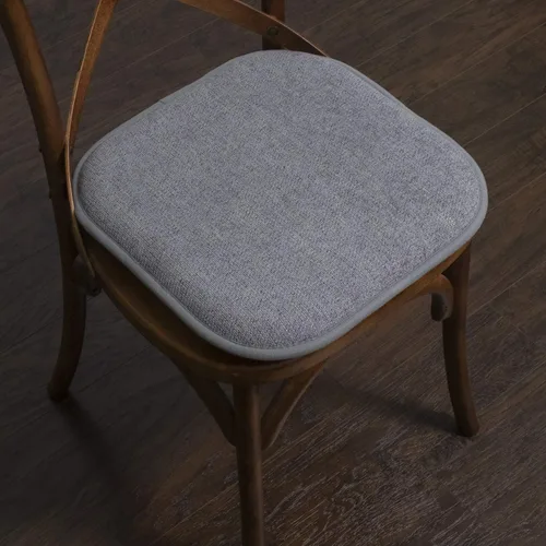 Vista 5 de Sweet Home Collection - Cojines de espuma viscoelástica con diseño de panal de abejas, antideslizantes y con respaldo de goma, esquinas redondeadas