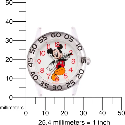 Vista 5 de Disney Mickey Mouse - Reloj analógico de cuarzo 3D para niños, Negro