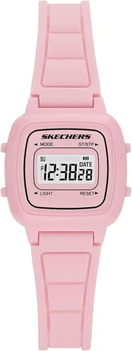 Vista 12 de Skechers Reloj digital deportivo de silicona para mujer