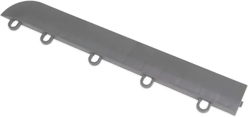 Vista 3 de Kit de borde de transición femenino Big Floors, borde de piso de garaje modular entrelazado duradero, compatible con productos RaceDeck, GarageTrac