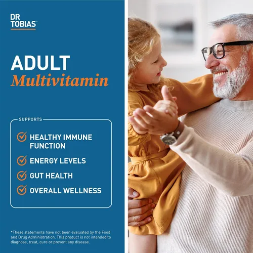 Vista 5 de Dr. Tobias Aceite de pescado Omega 3 y multivitamínico para adultos incluye probióticos y enzimas a base de plantas que promueven la salud general
