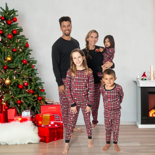 Vista 8 de Peanuts Snoopy - Pijamas familiares a juego, ropa de dormir festiva, ropa de dormir de 2 piezas para Navidad