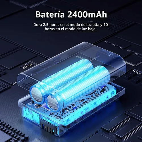 Vista 9 de 2 luces de tienda de campaña recargables 2400mAh LED luz de camping, IPX5 impermeable para camping, al aire libre, corte de energía