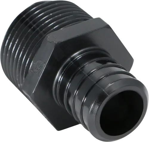 Vista 2 de 5 piezas XFITTING 1 en Pex B x 1 en adaptador NPT macho, aleación de polietileno
