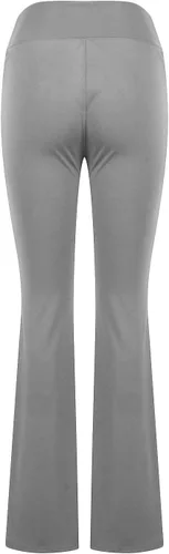 Vista 6 de Leggings acampanados cruzados para mujer, cintura alta, corte en V, corte de bota, pantalones de yoga acampanados con bolsillos