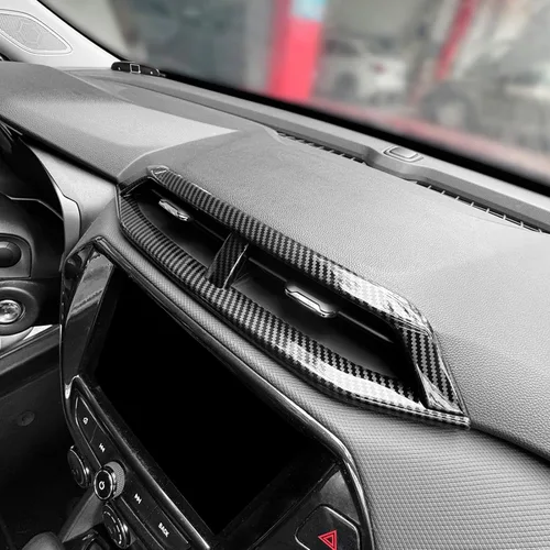Vista 6 de YOUTOOCAR Cubierta de Moldura de Salida de Ventilación de AC Trasera Compatible con Accesorios Chevy Trailblazer 2020-2023