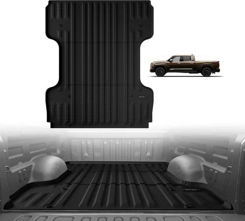 Vista 47 de TripleAliners - Tapete para caja de camioneta (de ejes) de 5 pies, encaje perfecto para pick-up de carga, accesorio de protección de vehículo
