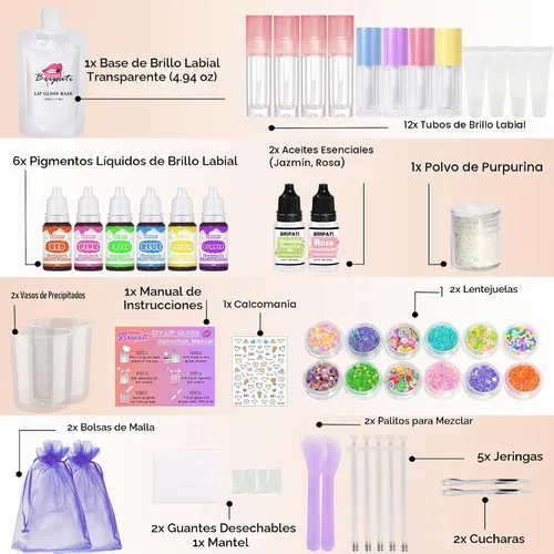 Vista 2 de Kit de fabricación de brillo labial todo en uno para hacer juego