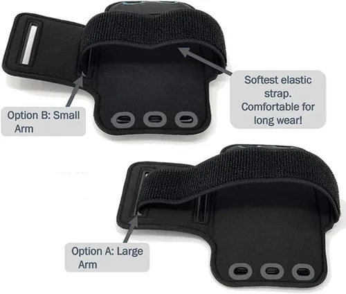 Vista 6 de Brazalete para correr para Samsung Galaxy A11 A12 A21S A31 A42 M11 M21 M30S M31 M51 Funda ajustable para brazo de teléfono Samsung Galaxy Note 20