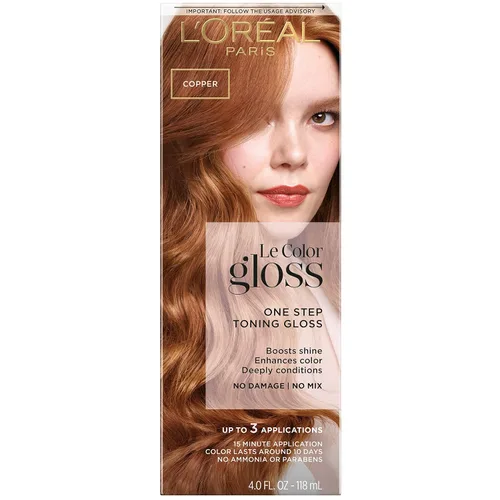 Vista 20 de L'Oréal Paris Le Color One Step - Brillo tonificante para el cabello, color caoba, 4 onzas
