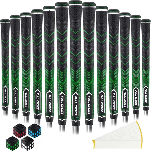 Vista 10 de Rubber Golf Grips 13 Pack, High Traction, Non-Slip, Advanced Texture, Choose from 13 Grips or 13 Grips with Regripping Kit, Standard/Mid/Jumbo