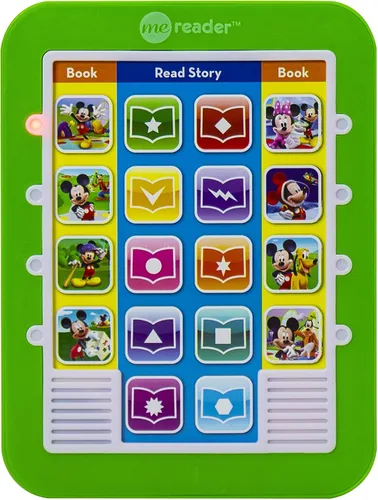 Vista 4 de Mickey Mouse Me Reader - Lector electrónico de 8 libros, libros de Mickey Mouse Clubhouse para niños pequeños, niños con Mickey, Minnie, Donald