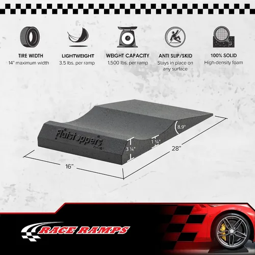 Vista 4 de Race Ramps (RR-FS-16-SC) Supercar FlatStopper