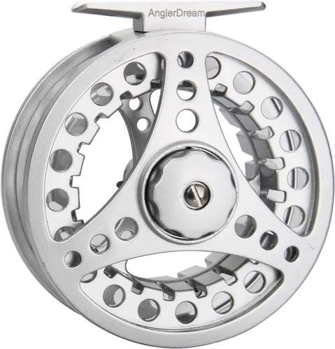 Vista 11 de Carrete de mosca (1/2WT 3/4WT 5/6WT 7/8WT) con línea Combo de aleación de aluminio Arbor grande Carretes de pesca con mosca Peso adelante Línea