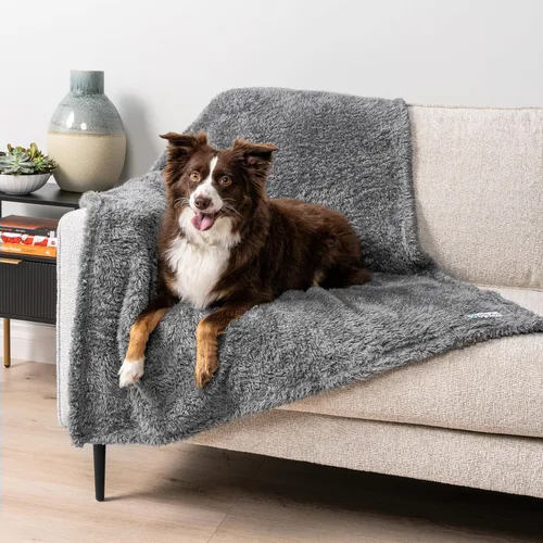 Vista 10 de PetAmi Manta de felpa suave para perros y gatos, pequeña de 24 x 32