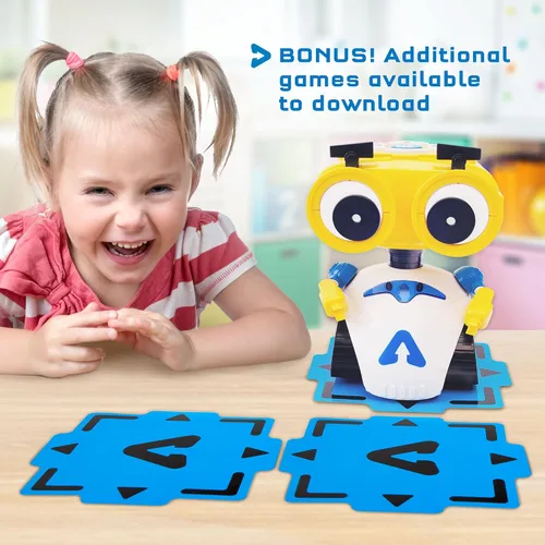 Vista 7 de Thames & Kosmos Andy: The Code & Play Robot Kit de codificación y robótica sin pantalla para mayores de 4 años Robot preconstruido con botones
