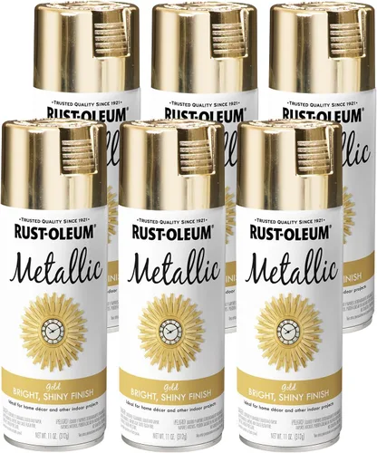 Vista 11 de Pintura en aerosol 11 oz Rust-Oleum 1915830 – paquete de 6 especialidad metálico 1915830, 1937830 - 6 PK Cobre